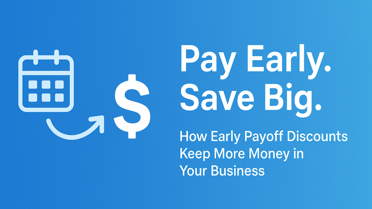Understanding Early Payoff Discounts and How They Can Save You Money